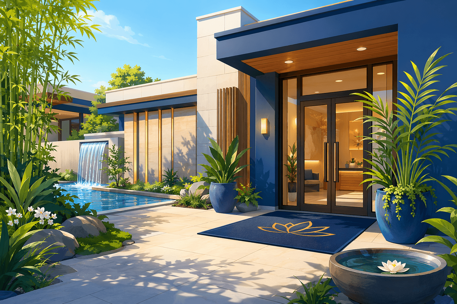 Spa reopening - illustration, Jake Team LLC