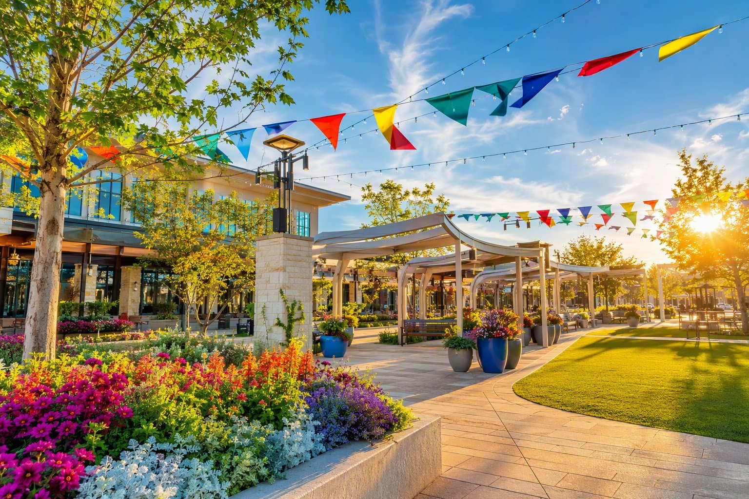 Grandscape community walk - illustration, Jake Team LLC