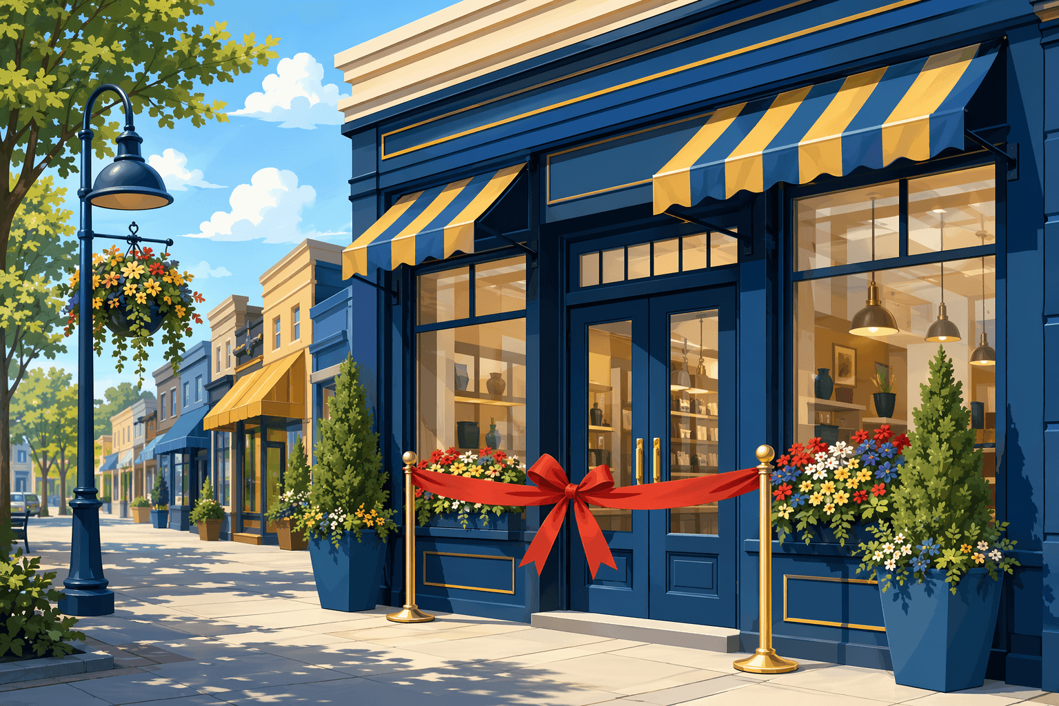 New Store Opening - illustration, Jake Team LLC