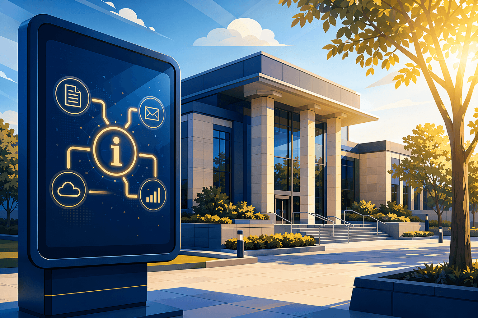 Municipal News - illustration, Jake Team LLC