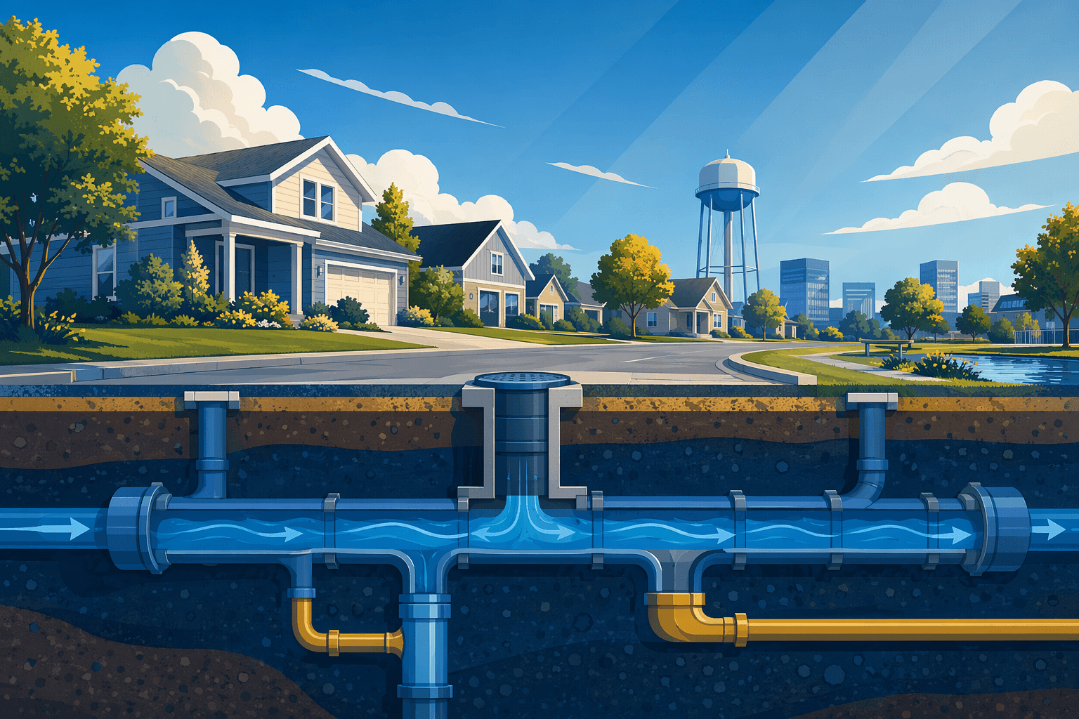 Sewer upgrades - illustration, Jake Team LLC