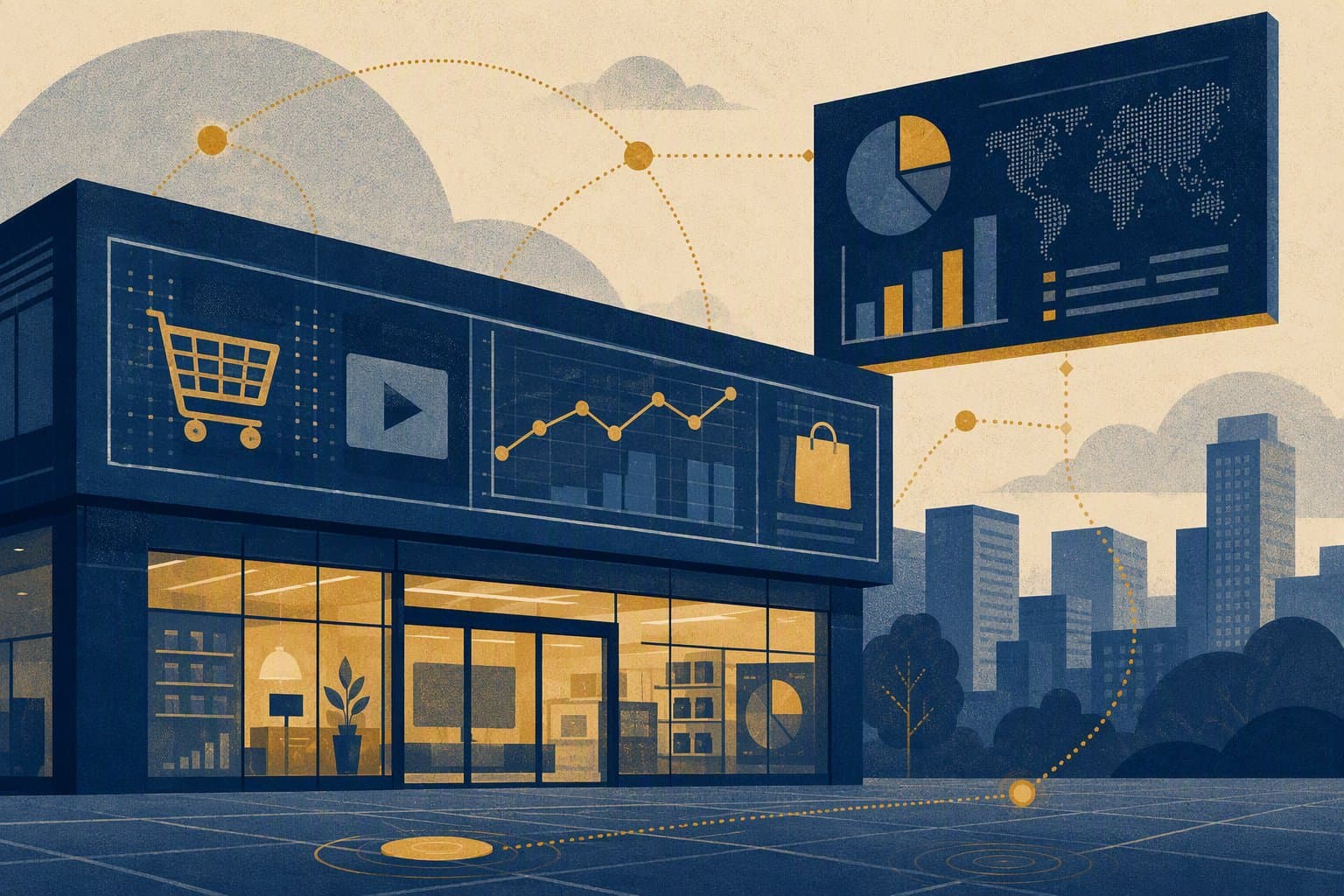Retail Media Strategy - illustration, Jake Team LLC