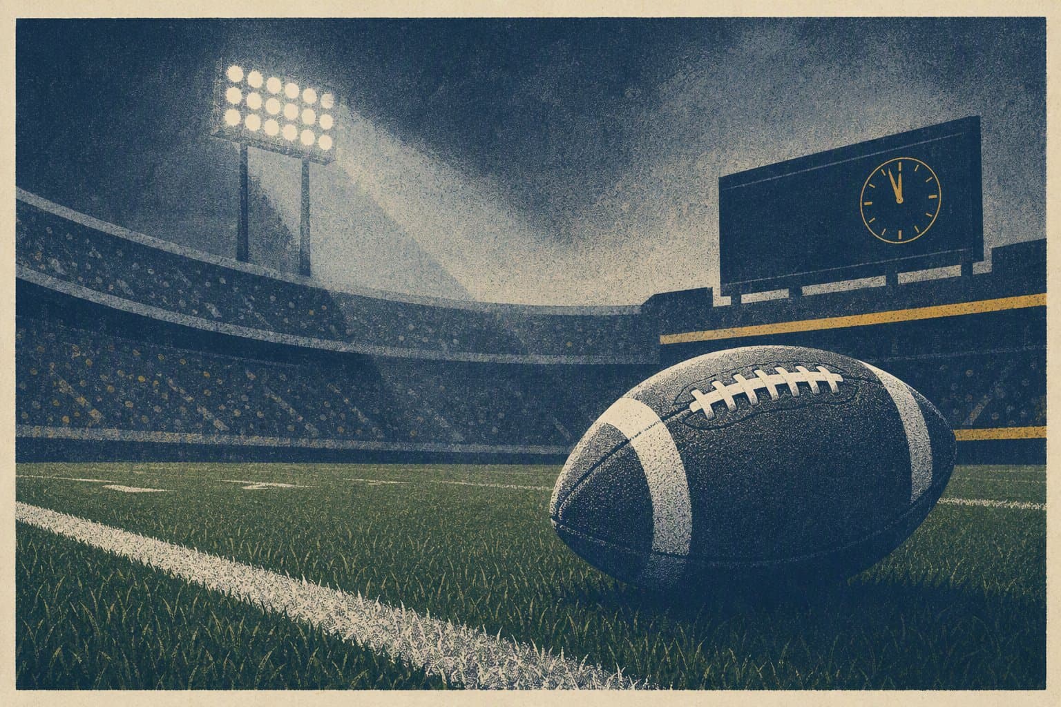 Friday Night Football - illustration, Jake Team LLC