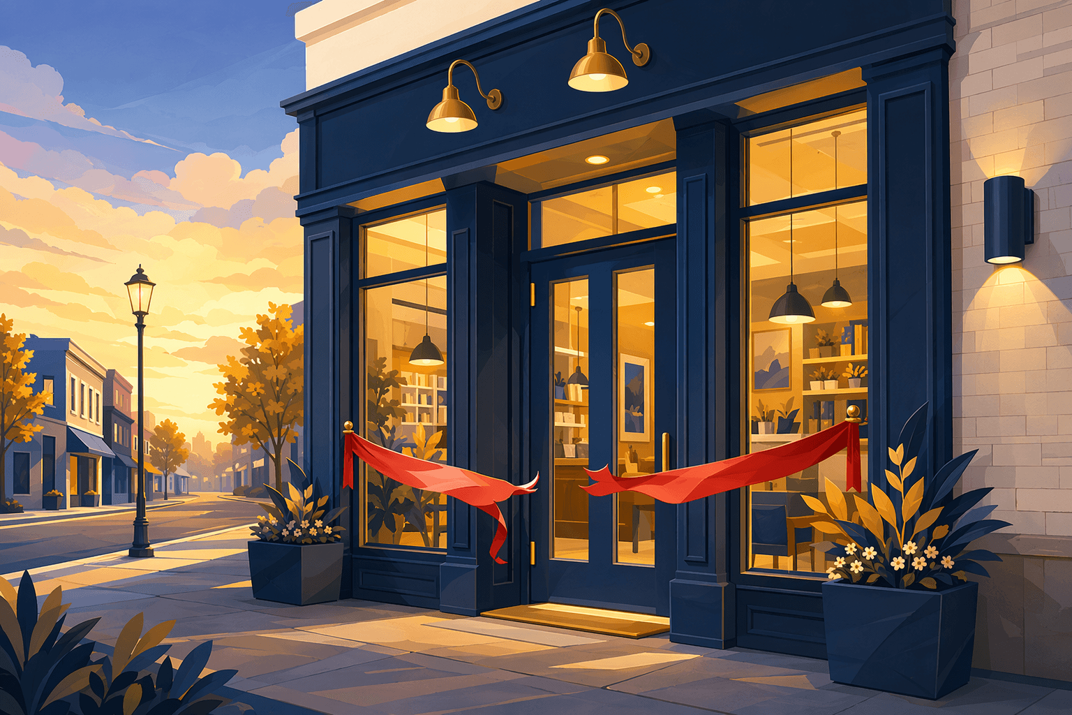 New Store Opening - illustration, Jake Team LLC