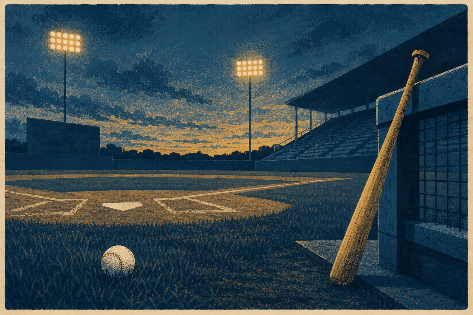 baseball rally - illustration, Jake Team LLC