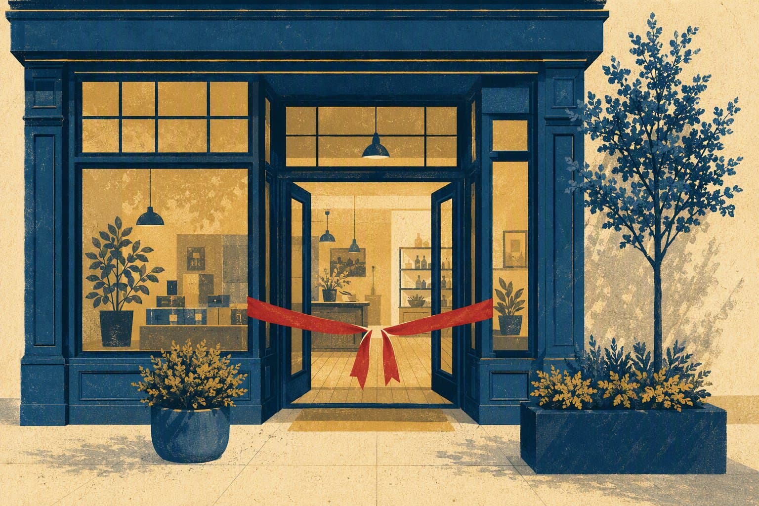 local dining - illustration, Jake Team LLC