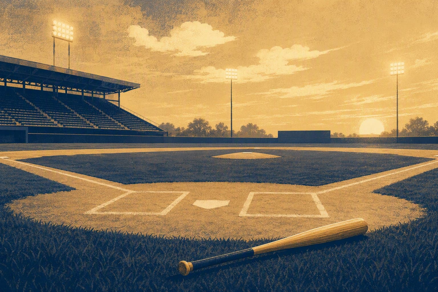 Late Inning Victory - illustration, Jake Team LLC