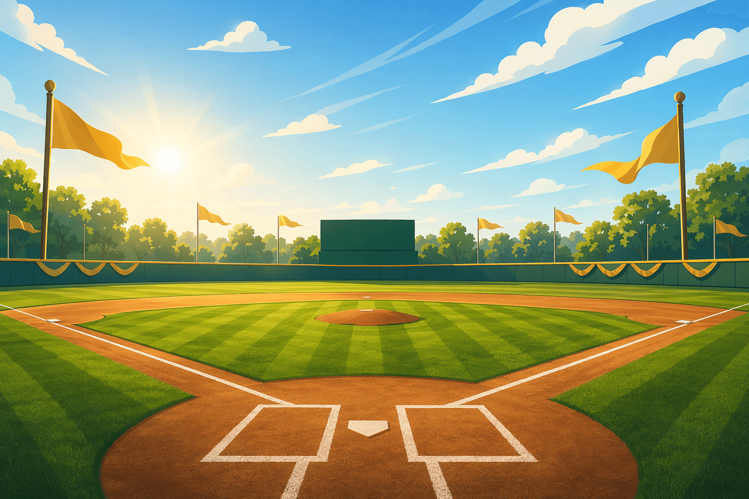 Walk-off victory - illustration, Jake Team LLC