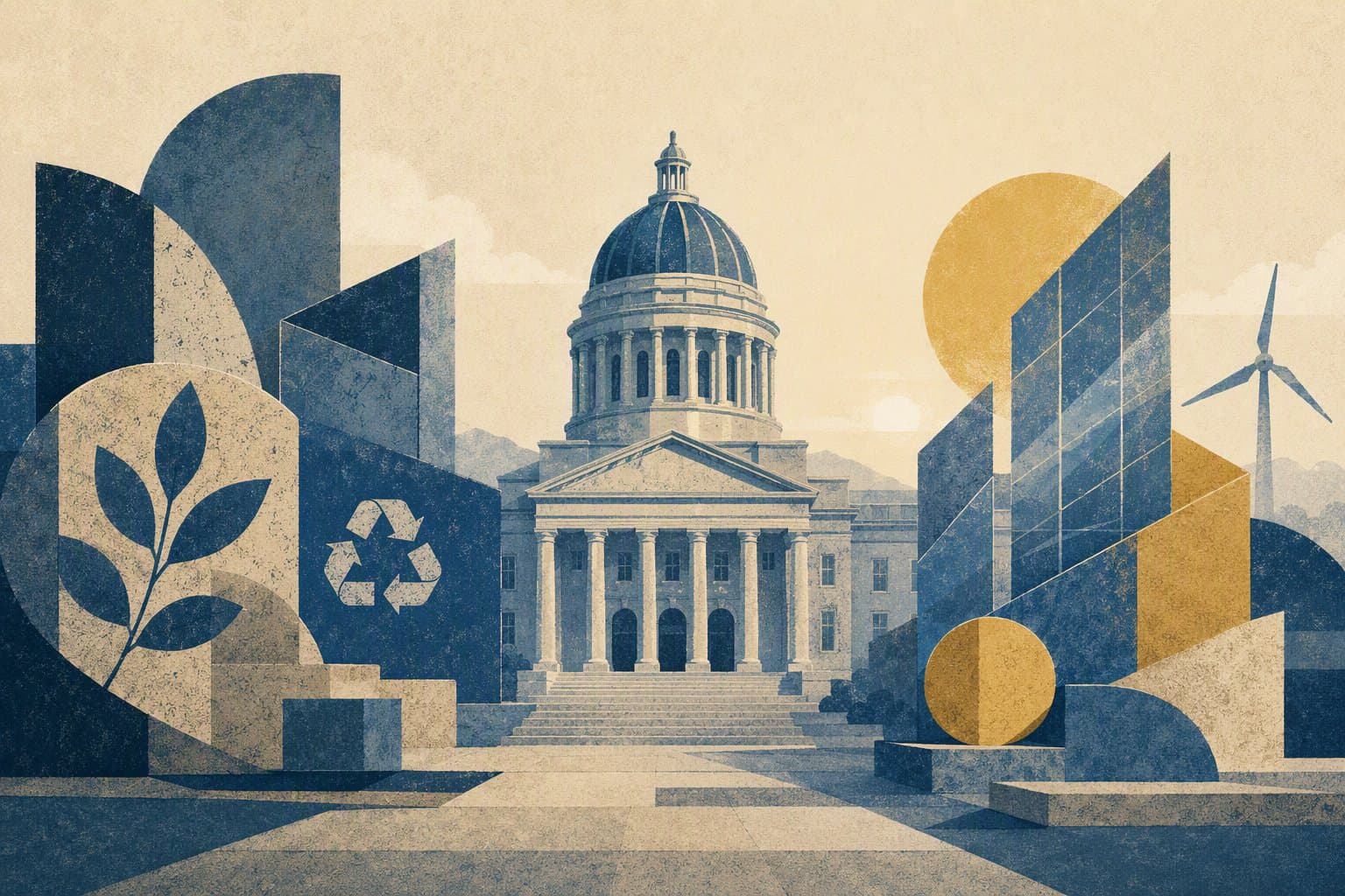 Civic Recycling Art - illustration, Jake Team LLC