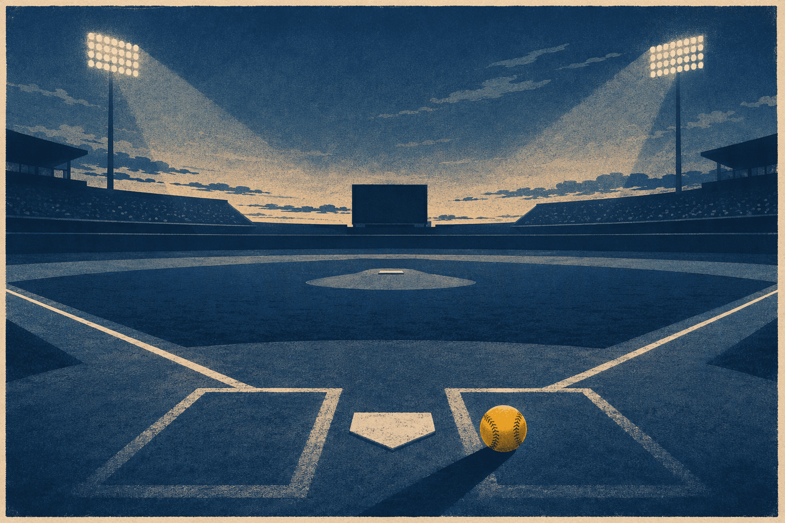 baseball victory rally - illustration, Jake Team LLC