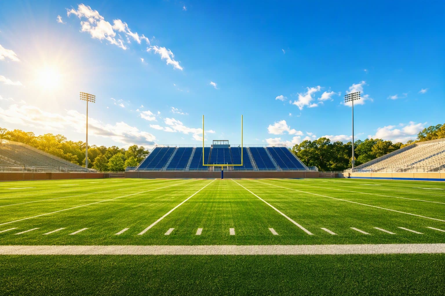 empty football stadium - illustration, Jake Team LLC