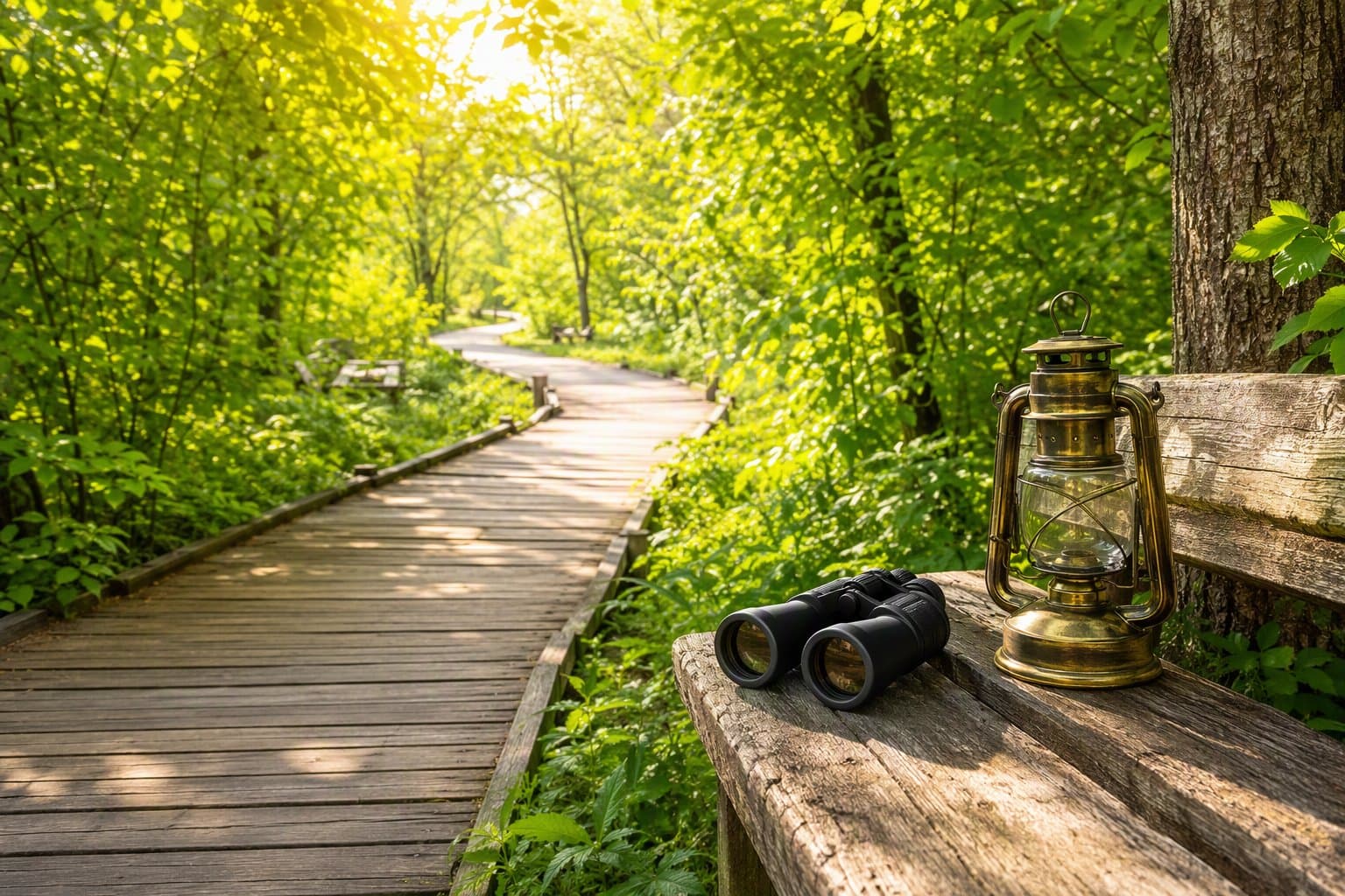 Shoreline Trail Night Walk - illustration, Jake Team LLC