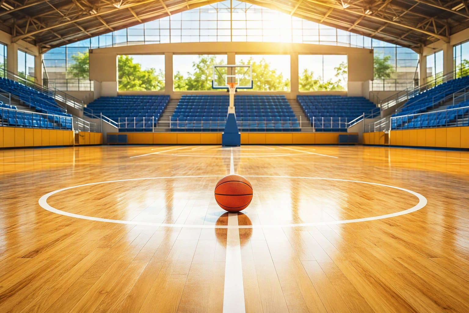 basketball court - illustration, Jake Team LLC