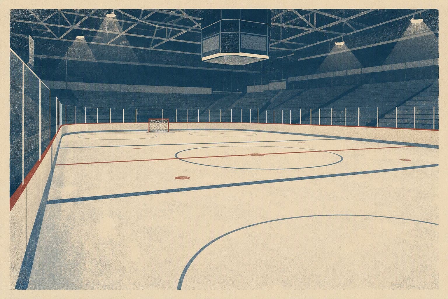 hockey rink - illustration, Jake Team LLC