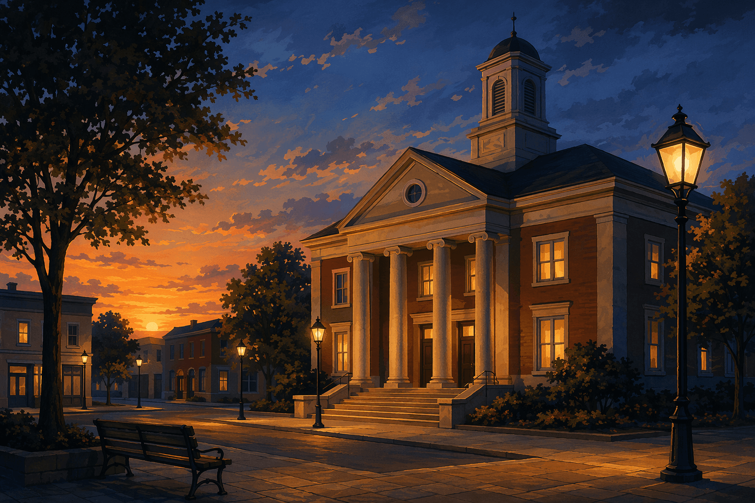 Town Council Meeting - illustration, Jake Team LLC