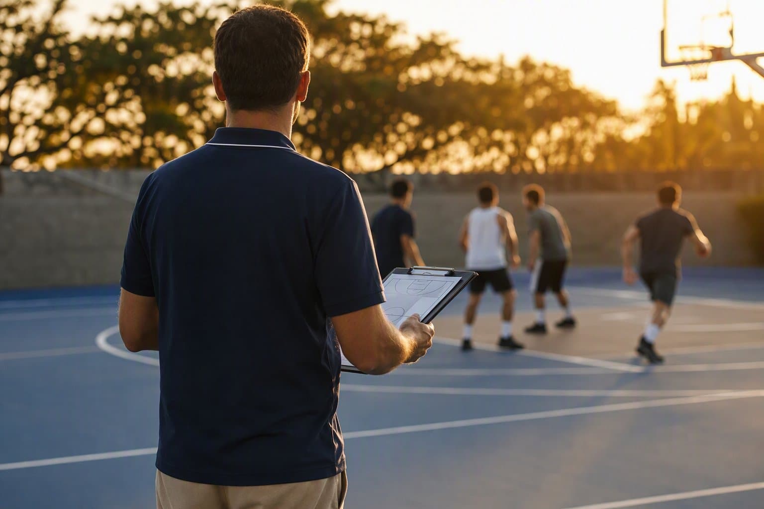Basketball Coaching - illustration, Jake Team LLC