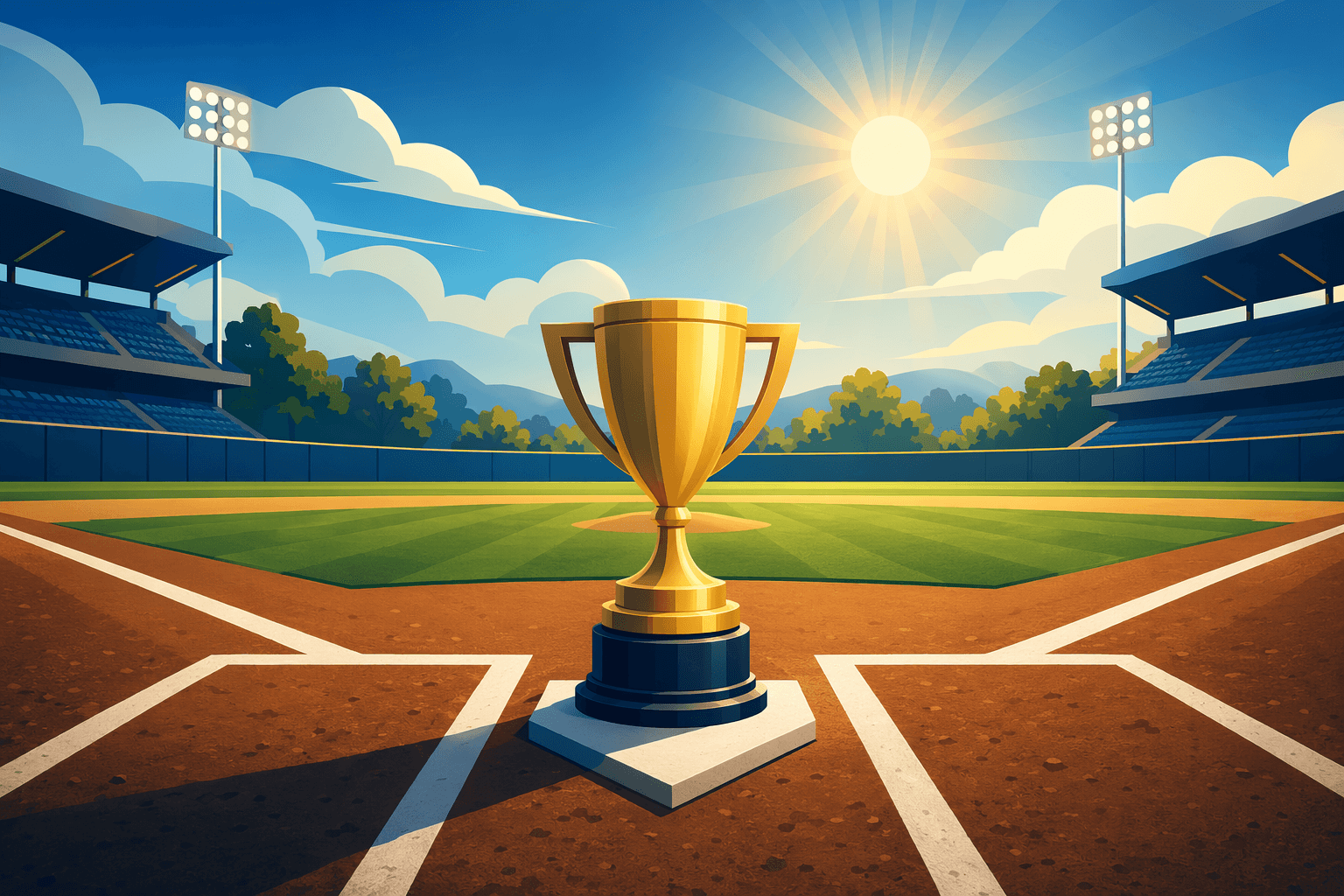 baseball game - illustration, Jake Team LLC