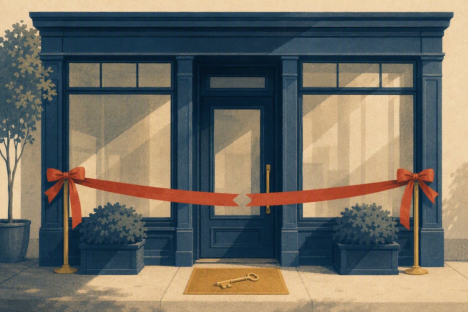 community retail - illustration, Jake Team LLC