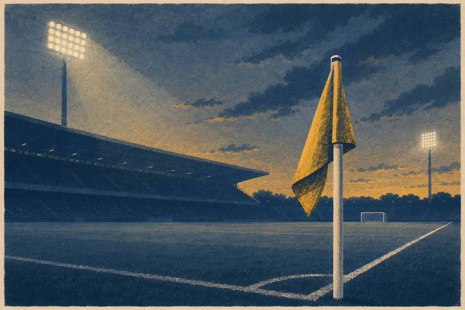 late equalizer draw - illustration, Jake Team LLC