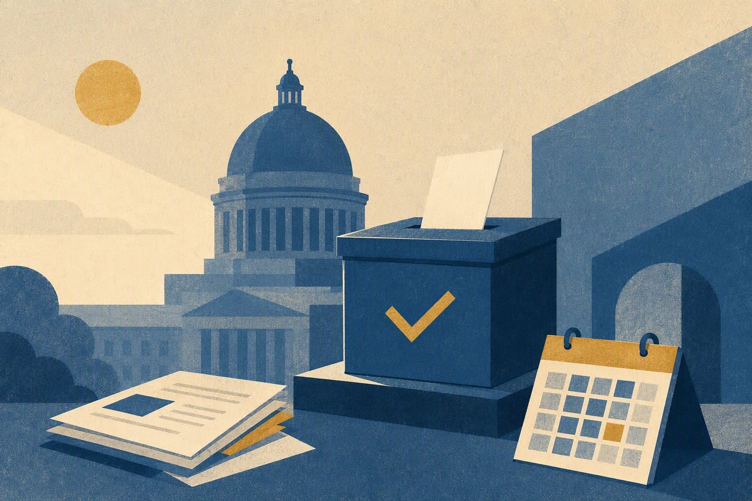 Civic Deadline - illustration, Jake Team LLC