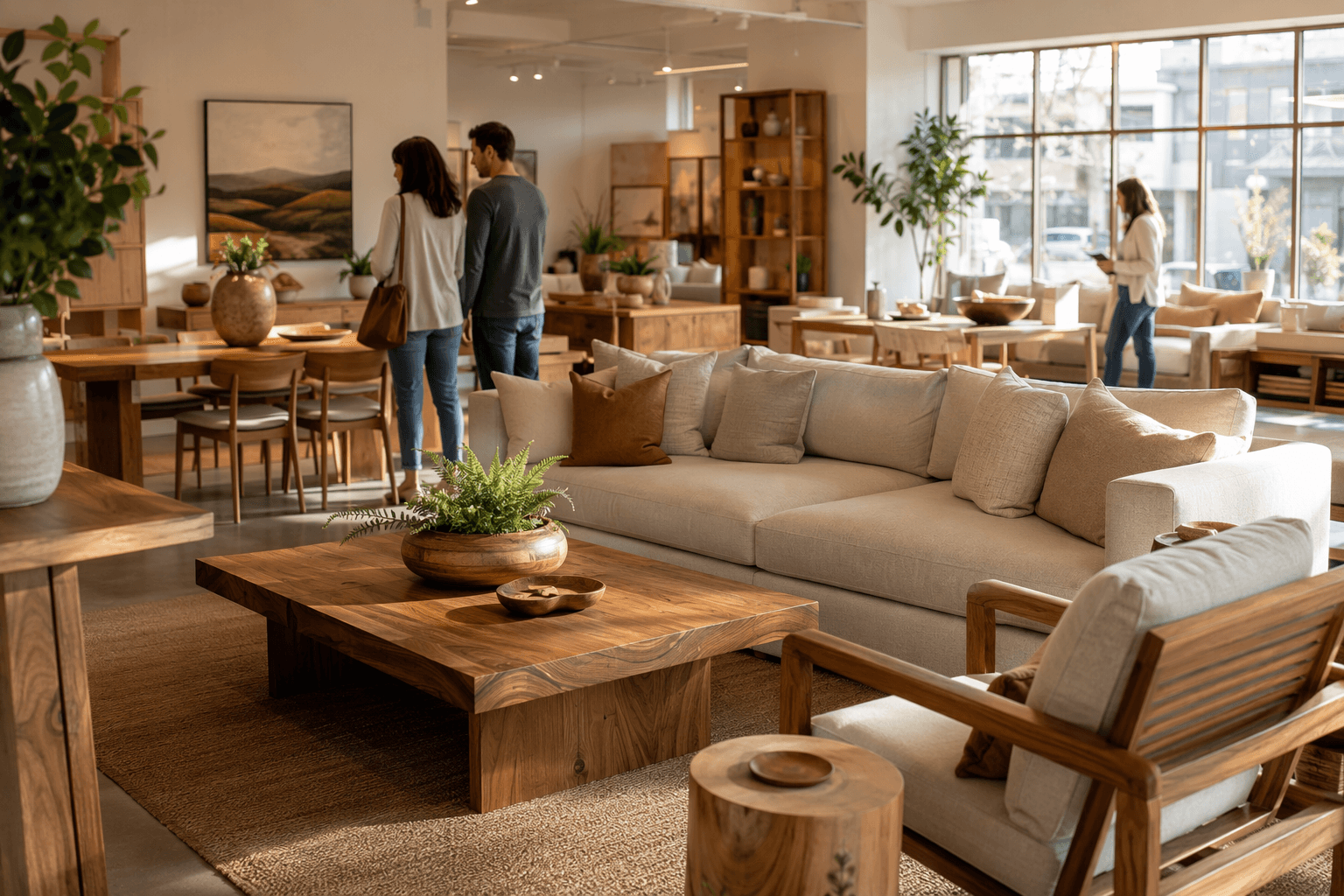 sustainable furniture showcase - illustration, Jake Team LLC