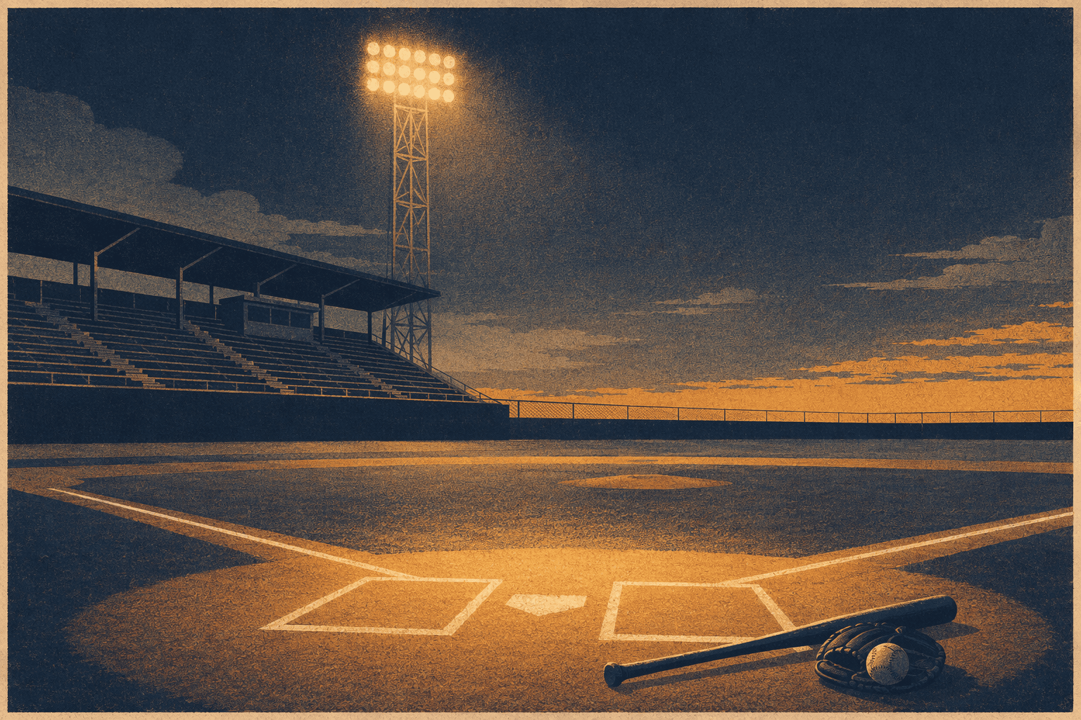 Baseball Victory - illustration, Jake Team LLC