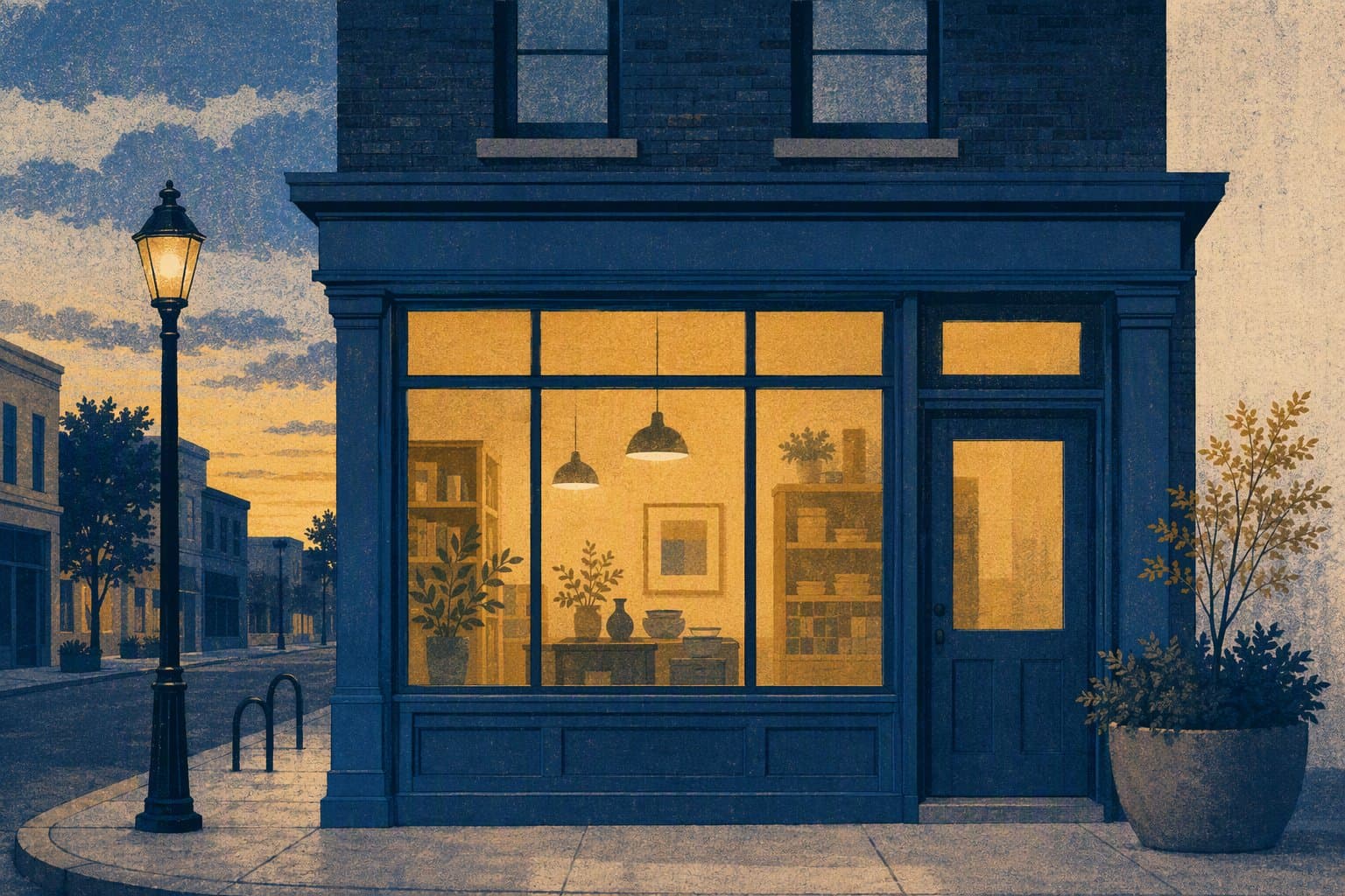 new retail opening - illustration, Jake Team LLC