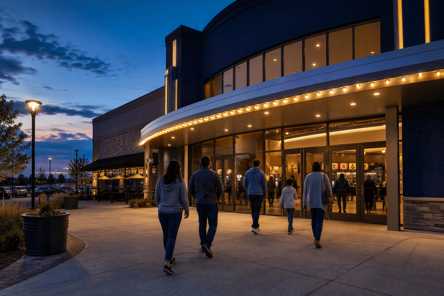 Cinema Dining Opening - illustration, Jake Team LLC