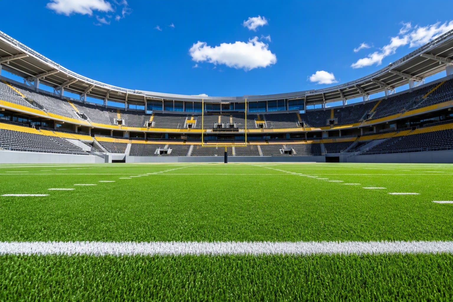 Empty Football Stadium - illustration, Jake Team LLC