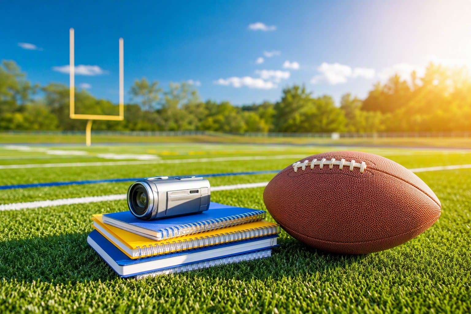 School Football Highlights - illustration, Jake Team LLC