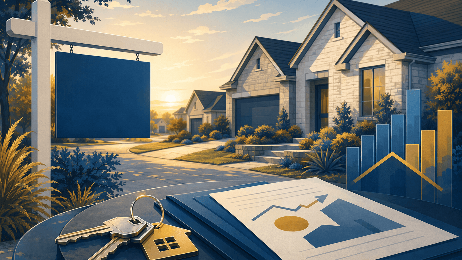 The Colony housing market. Illustration: Jake Team LLC